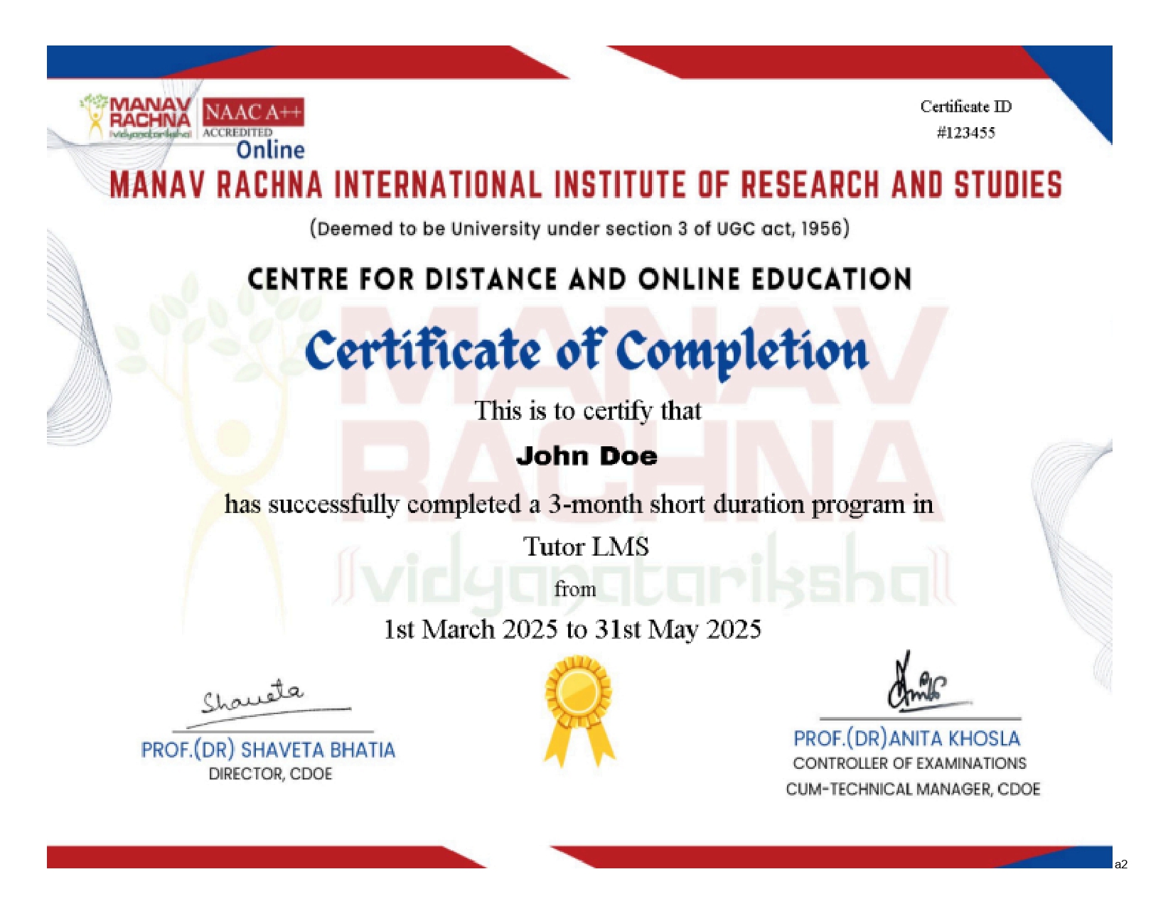 Certificate Features