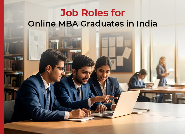 Jobs after online MBA for Graduates in India