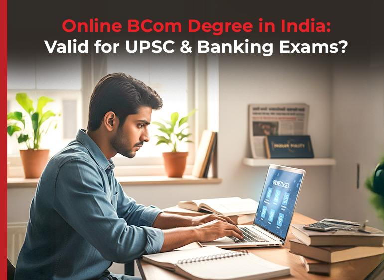 Online BBA Degree Valid for Government Jobs in India