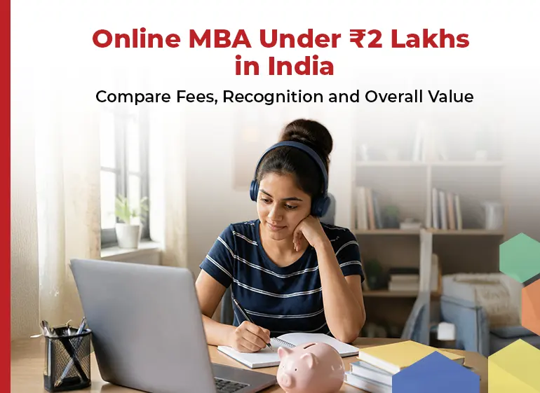 Online MBA under 2 lakhs in India